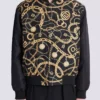 Wendbare Bomberjacke mit Chaînes-Muster Wendbare Bomberjacke mit Chaînes-Muster
