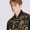 Wendbare Bomberjacke mit Chaînes-Muster Wendbare Bomberjacke mit Chaînes-Muster