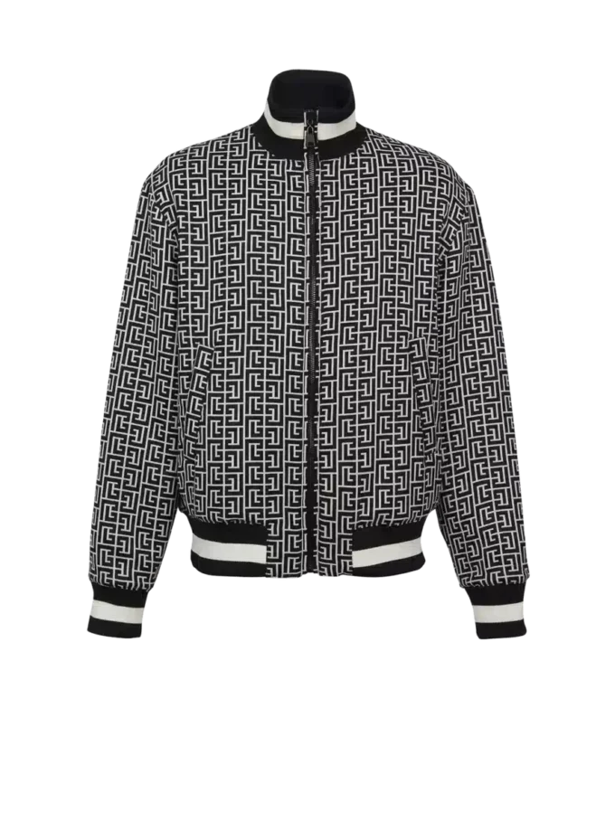 Wendbare Bomberjacke mit Monogramm