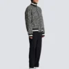 Wendbare Bomberjacke mit Monogramm