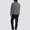 Wendbare Bomberjacke mit Monogramm
