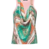 Weste mit Balmain-Foulard-Print im Trompe-l’œil-Stil