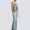 Weste mit Balmain-Foulard-Print im Trompe-l’œil-Stil