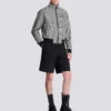 Wolljacke mit Hahnentrittmuster Wolljacke mit Hahnentrittmuster