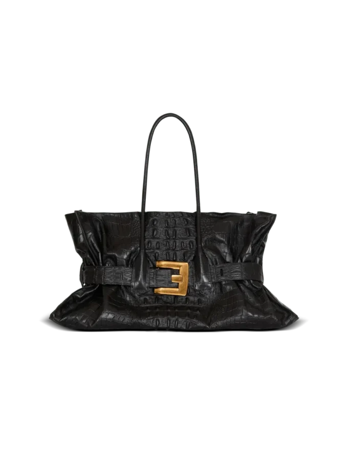 XL Anthem Tasche aus Kalbsleder mit Krokodilprägung XL Anthem Tasche aus Kalbsleder mit Krokodilprägung