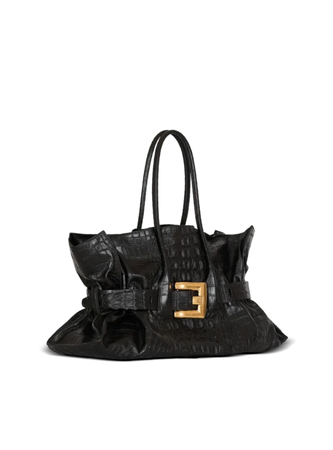 XL Anthem Tasche aus Kalbsleder mit Krokodilprägung XL Anthem Tasche aus Kalbsleder mit Krokodilprägung