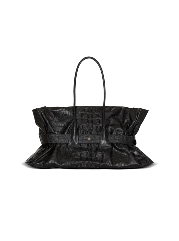 XL Anthem Tasche aus Kalbsleder mit Krokodilprägung XL Anthem Tasche aus Kalbsleder mit Krokodilprägung