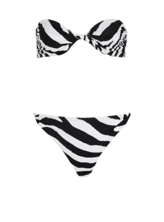 Zebra-Badeanzug