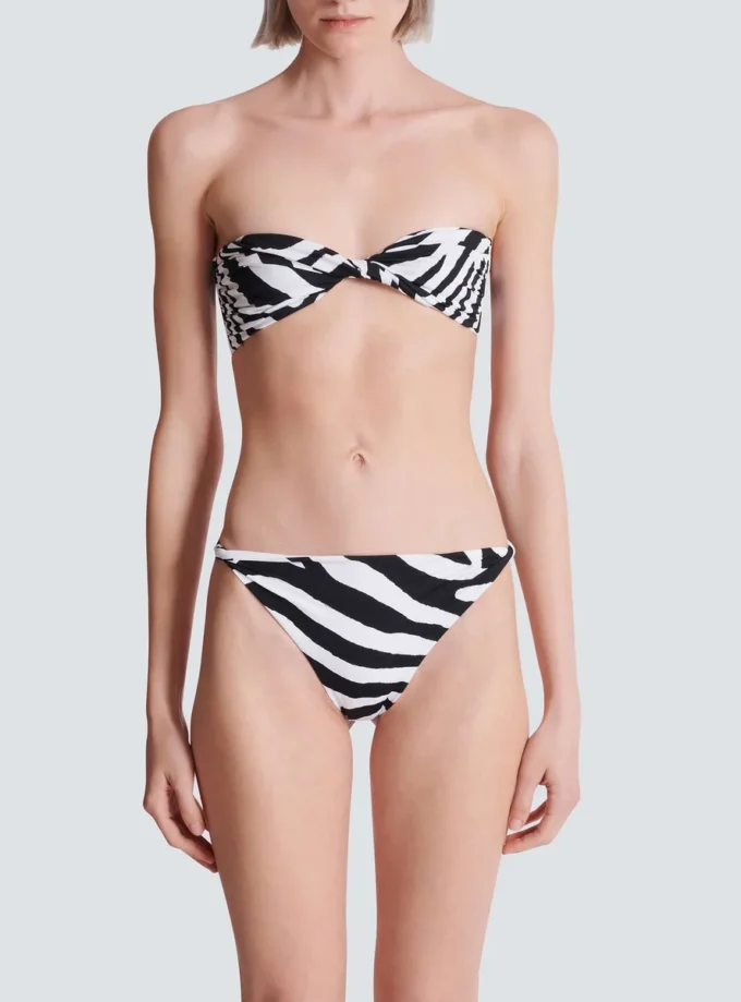 Zebra-Badeanzug