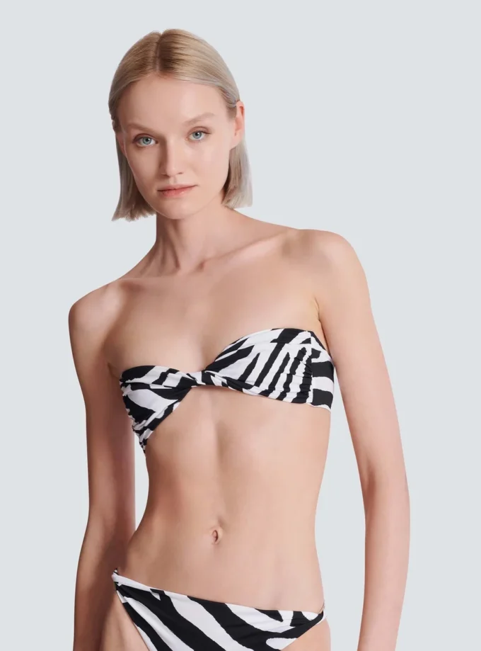 Zebra-Badeanzug