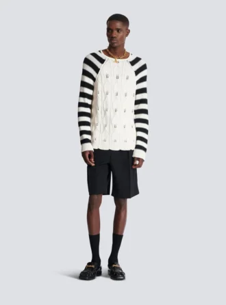 Zopfmusterpullover